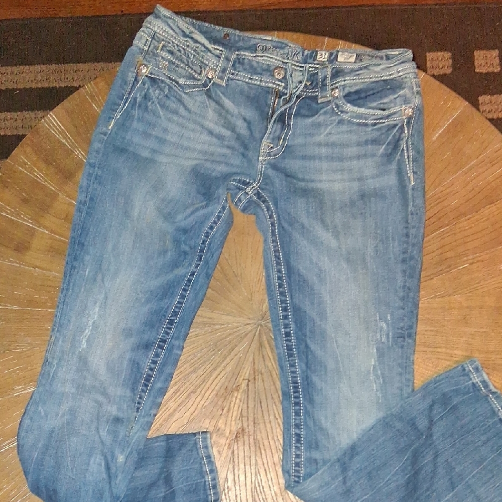 Miss Me Light Blue Boot Cut Jeans